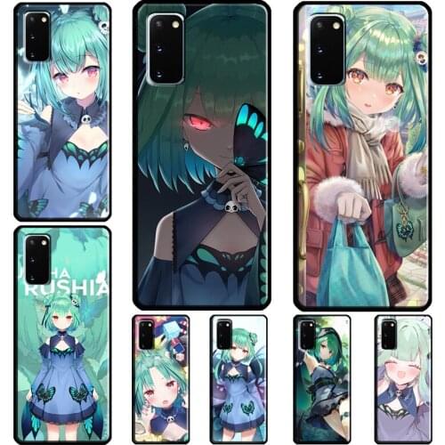 Uruha Rushia Hololive Girl Case Cover For Samsung S21 S20 Ultra Note 20 Note 10 Plus S20 FE S8 S9 S10 Plus Coque