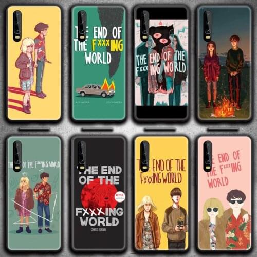 The end of the fing fxxxing world Phone Case for Huawei P20 P30 P40 lite E Pro Mate 30 20 Pro P Smart 2020 P10