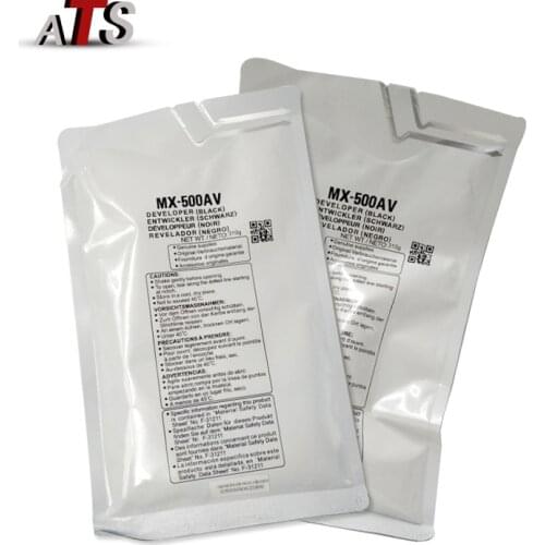 2PCS 300G Black Developer Powder MX-500AV For Sharp M 283 363 452 453 503 Compatible M283 M363 M452 M453 M503