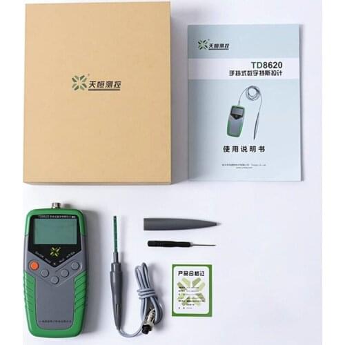 Digital Tes la Meter Permanent Magnet Gauss Meter Gaussmeter Surface Magnetic Field Tester with 5% Accuracy 0-2400mT