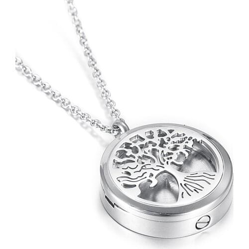 Tree of Life outlet air conditioner perfume Locket Also Cremation Urn Pendant Necklace For Ashes Memorial Jewelry For Pet/Human