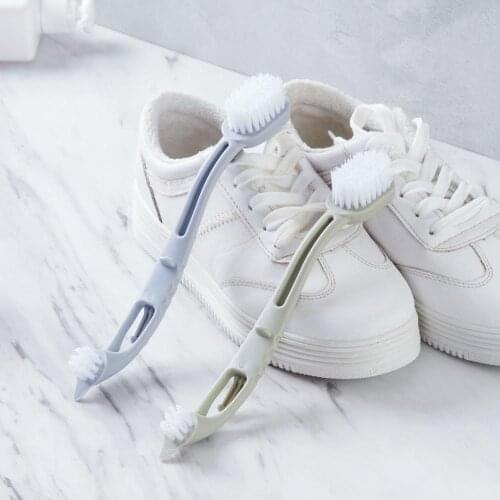 Two Sides Cleaning Scrub Brush Shoe Cleaner Sneaker Cleaner Shoe Brush Boots Bags Scrubber Washing Leather Suede Cleaner