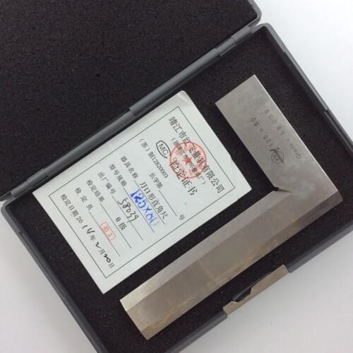 Angle Measurement Tool Stainless Steel Bladed 90 Degree Sngle Ruler Gauge 125*80mm