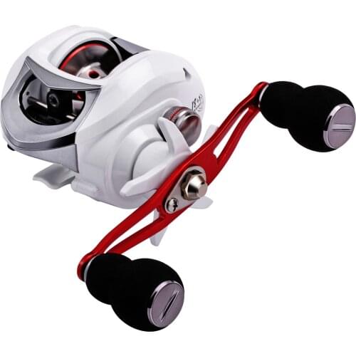 Sougayilang Top Quality 18+1BB Fishing Reel Drag Power 10kg White/Black Right/Left Handed Carp Fishing wheel Tracking Pesca