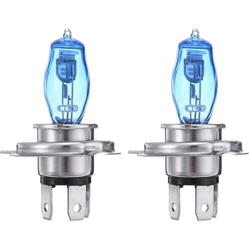 2Pcs H4 Headlight Bulb 100/90W 6000K 12V High Low Beam Car LED Light Bulbs Super White XENON Headlamp