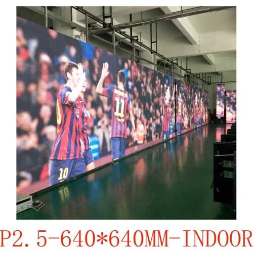 Aluminium die casting boxP2.5 indoor led display Module board 64x64 pixels High resolution 1/32 Scan hub75led sign led screen