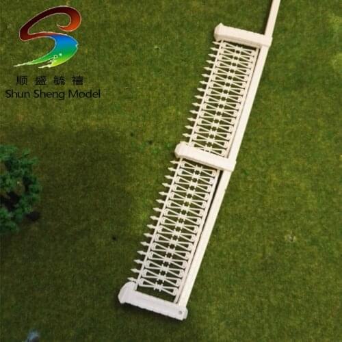 Building model Material ABS Guardrail Fence railing Height 15mm Scale1:100