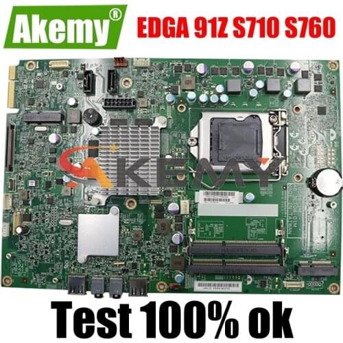 Akemy For Lenovo Edga 91Z S710 S760 Motherboard With GPU FRU 03T9014 48.3ET04.01M H61 MB 100% Tested Fast Ship