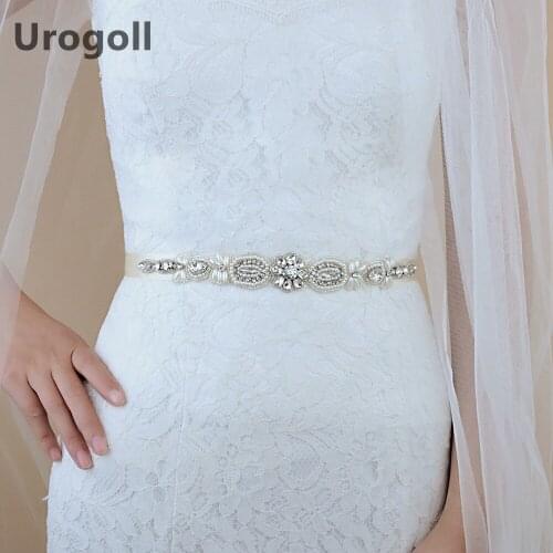 Fashion Women Belt Wedding Belt For Bridal Rhinestone Applique Bridesmaid Pearl Belt Sash Dress Belt Crystal Belt For Girl Dress