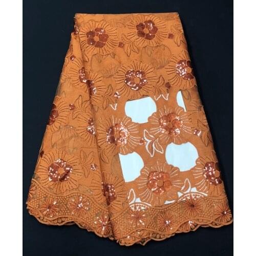 New Arrival African Lace Fabric Fashion French Tulle Lace Material With Sequins Embroidery Nigerian Milk Silk For Wedding Dress