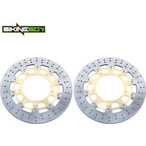 BIKINGBOY Front Brake Discs Rotors V-Strom DL 650 ABS 07-21 DL650 Traveller / ABS DL 650 / X 07-12 GSX 1250 ST Traveller 09-14
