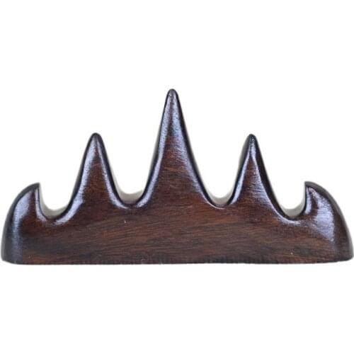 Chinese Handmade Wood Carving Sandalwood Penholder