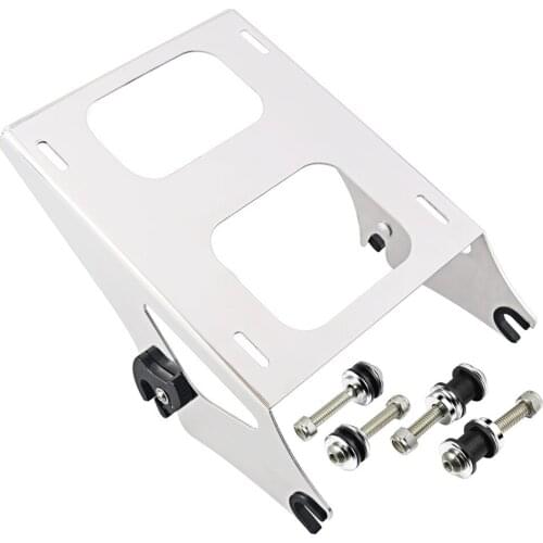 Motorcycle Detachable Rear Luggage Rack Chrome Fit for Harley Touring Road King FLHT FLHX FLTR FLHP Street Glide FLHXS 2014-2019