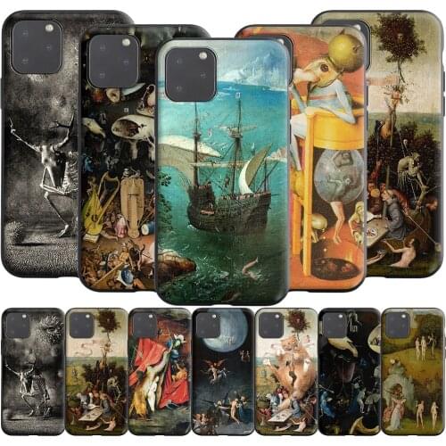 Hieronymus Bosch Silicone Case for Realme Narzo 30A GT NEO C3 C25 C21 C20 C17 C15 C12 C11 8 7 7i 6 6i Pro