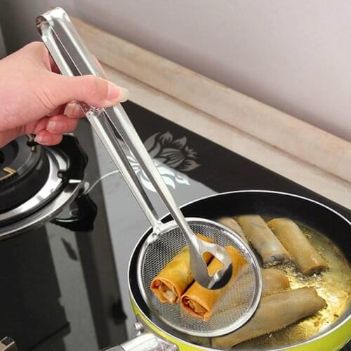 Stainless Steel Oil Filter Rack Colanders Strainers Clip Kitchen Tools Gadgets Accessories 28*10CM