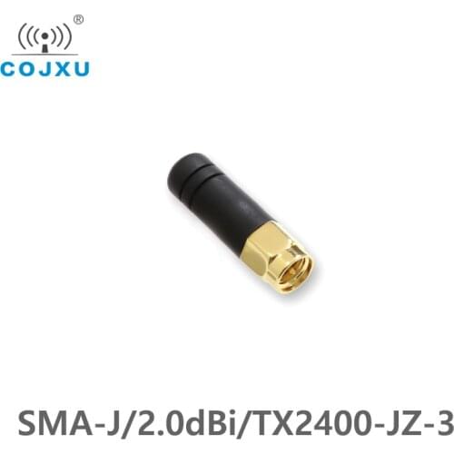 2.4GHz 2.0dBi Gain SMA-J Interface 50 Ohm Impedance Less Than 1.5 SWR COJXU TX2400-JZ-3 High-quality Omnidirectional Antenna