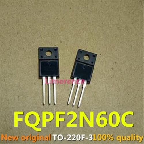 10pcs/lot FQPF2N60C TO-220 2N60C 2N60 TO220 new MOS FET transistor Support recycling all kinds of electronic components