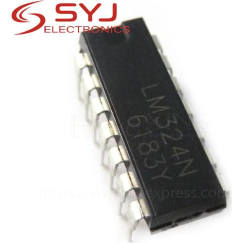 10pcs/lot LM324N LM324 DIP-14 In Stock