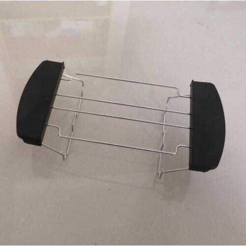 2/4 pieces Bread Toaster Parts Foldable Stainless Steel Rack