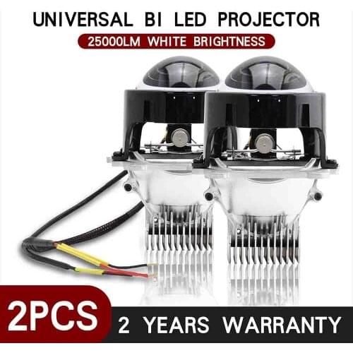 2.5 Inch Lens Biled Bi-LED Projector Lens Headlight Lenses for bmw e46 f10 e39 e46 e39 e60, tiguan, jeep wrangler jk, mazda 3 bk