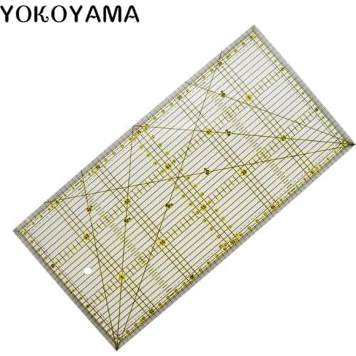 YOKOYAMA Sewing Tools Patchwork Ruler Thick Cloth Patchwork Measure Tools Home Sewing Accessories Aligned Ruler Tools Supplies