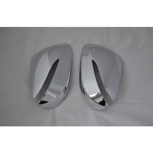 ABS Chrome Rearview mirror cover Trim/Rearview mirror Decoration For 2013-2017 Hyundai Santa Fe IX45