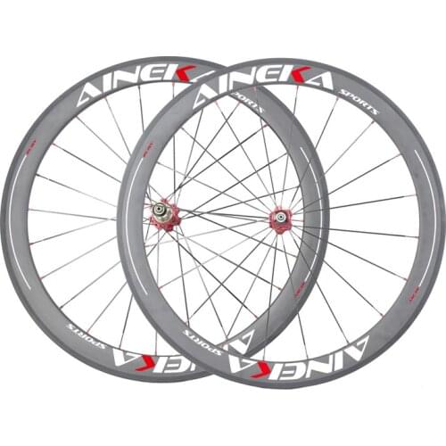 Ainekasports ASWNB50C/T carbon wheels 50mm clincher/ tubular basic carbon wheelset