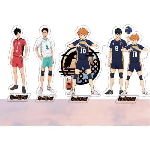 Anime Haikyuu!! Kenma Kozume Shoyo Hinata kageyama Acrylic Stand Figure Collection Model Toy Doll Gifts