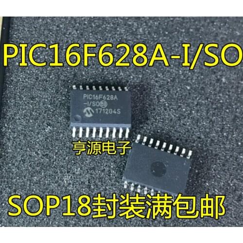 Free Shipping 10pc/lot PIC16F628A-I/SO PIC16F628A 16F628A PIC16F628 16F628 SOP18 IC