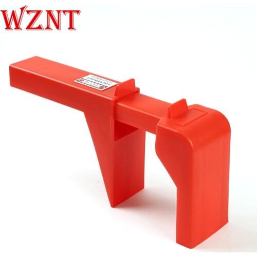 Free shipping 2" to 8" Diameter, Red Adjustable ball valve lockout ,Lockout Safety Supply Ball Valve Lockout