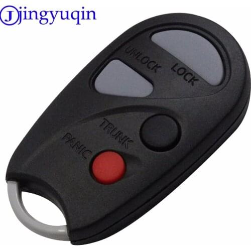 Jingyuqin Blank Car Key Shell Styling Cover Case For Nissan Sunny Remote Shell 3+1 Buttons 4 Buttons Remote Control