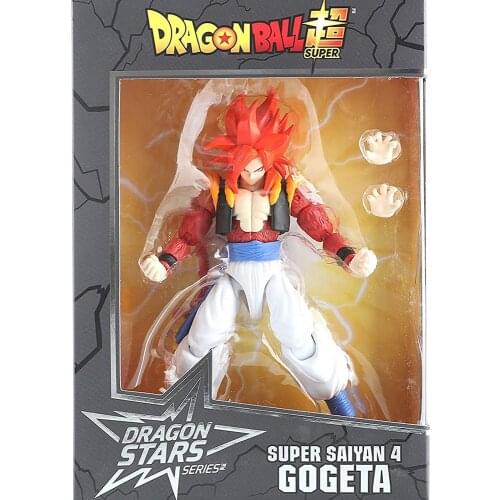 15cm Bandai Dragon Ball Original Super-Dragon Stars Super Saiyan 4 Gogeta Figure Action PVC Anime Figura Model Kids Toy