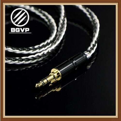 BGVP 6N 600 Core Earphones Hybrid Cable 2.5mm 3.5mm 4.4mm DIY Cable MMCX Interchangeable Hifi Headphone Upgrade Cable DM6
