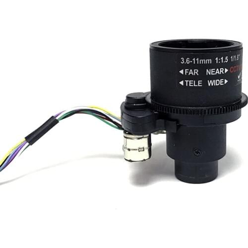 Motorized Zoom 3.6-11mm HD 3MP CCTV Lens Auto Focus Auto IRIS 1/1.8" 110.3-45.6 degrees For IP Security Camera SL-3611MFZ3MP