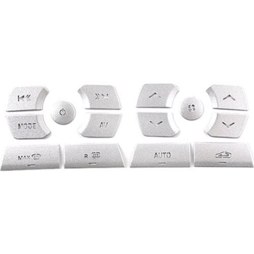 Car Central Control Multimedia Button Stickers for Jaguar XF 2012-2015 Interior Accessories