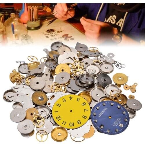 New 50g/bag Steampunk Parts Vintage Steampunk Metal Steampunk Gears Wrist Watch Old Parts Gears Wheels Steam Punk Lots DIY