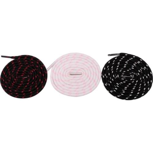0.45cm Outdoor Unisex Casual Round Striped Sports Shoelace With Dots Bootlaces Shoestrings For Dorky Dad Shoes Laces