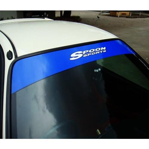 Car Styling Vinyl Auto Front Windshied Sticker Decal for GK5 JDM Spoon Sports