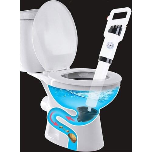 Toilet Plunger High Pressure Air dredges,squat toilet Sewer pipe clog pneumatic dredger,kitchen sink blocked dredge tools,J19033