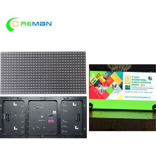 P10 Indoor Full color LED display module 320mm x 160mm SMD 3 in 1 rgb p10 led panel, P10 video led module Matrix