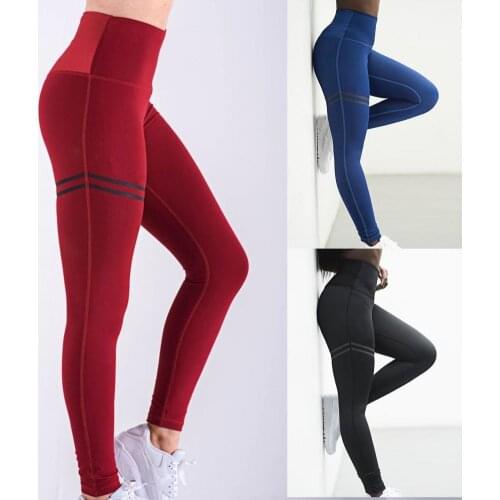 High Quanlity Leggings Fashion Women Workout Leggings Fitness Women Push Up Elastic Solid Legging High Waist Gym Pants Slim S-XL