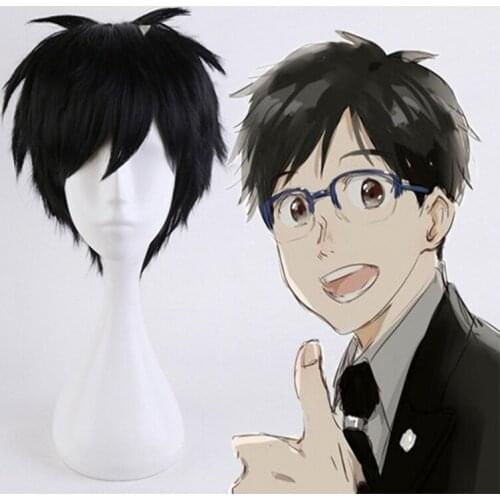 YURI!!! On ICE Cosplay Wigs Katsuki Yuri Cosplay Heat Resistant Synthetic Anime Cosplay Wigs Halloween Carnival Party Wigs