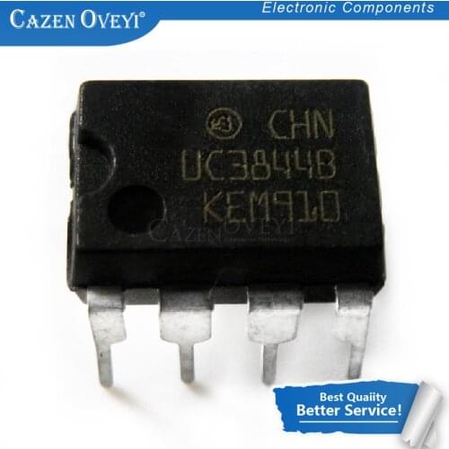 10pcs/lot UC3844B DIP-8 UC3844BN UC3844 In Stock