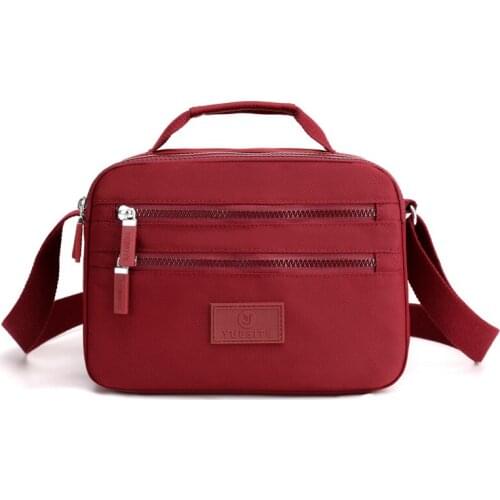 2021 Korean Trend Nylon Female bags Waterproof Womens summer bag 8 colors solid Woman small bag Multi Pockets sacos crossbody