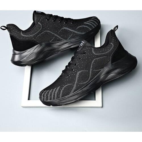 2021 Fashion Men Shoes Portable Breathable Running Shoes Large Size Training Sneakers Comfortable Walking Jogging Casual Shoes