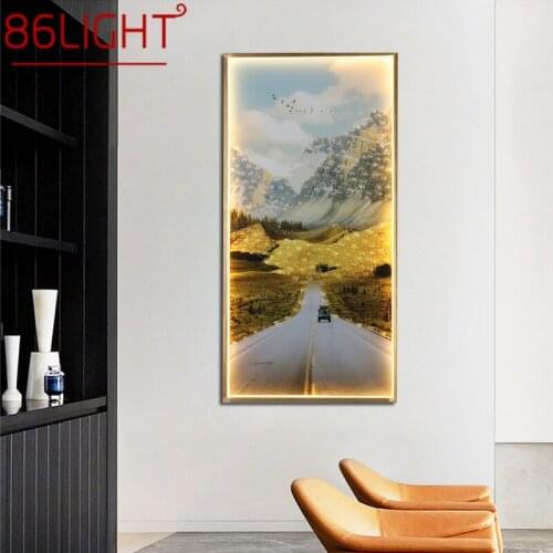 86LIGHT Wall Lamps Boat Figure Modern LED Sconces Rectangle Mural Light Creative Home For Aisle