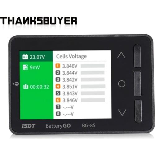 ISDT BG-8S Smart Battery For Checker Balancer Receiver Signal Tester Quick Charge Function for RC Models Lipo Charging