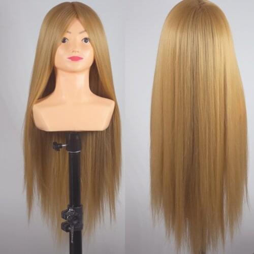 Free Shipping!! High Level Mannequin Head With Hair Head With Shoulder Head Model For Training