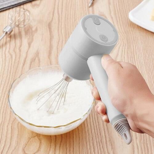 Electric Blender Food Mixer 3-Speed Immersion Hand Blender With 2 Whisk Attachments For Soup Fruit Meat Onion Garlic Blender