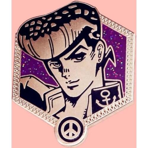 JoJos Bizarre Adventure Brooch Exquisite Lapel Pin Anime Pin Badge New Metal Fashion Jewelry Accessories Gifts Decoration